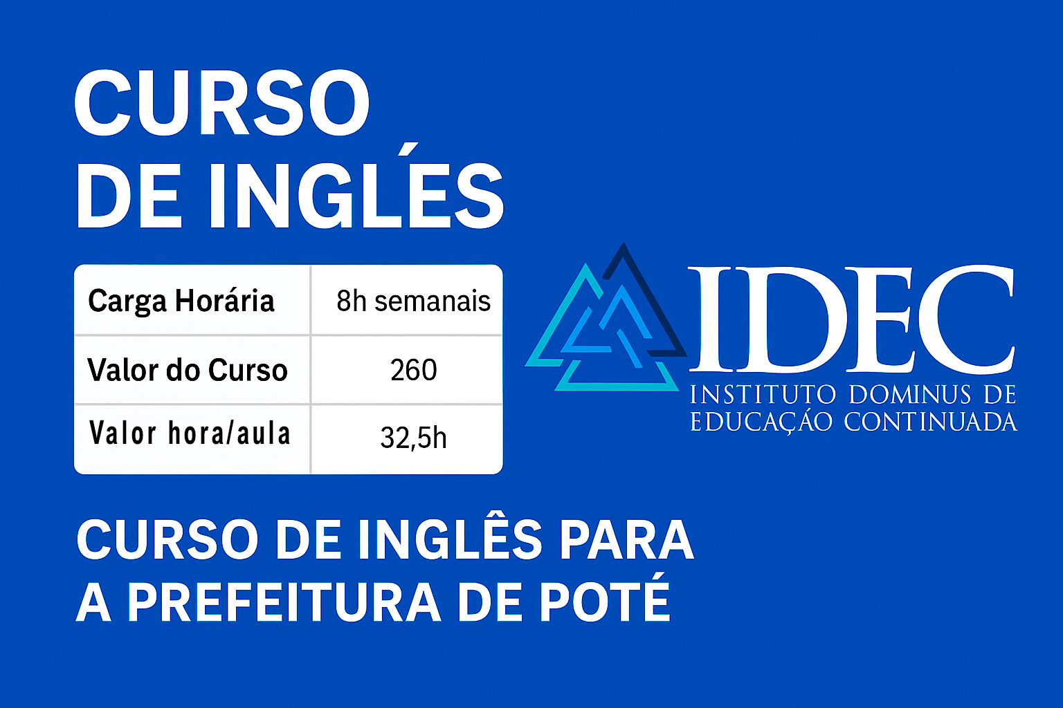 Curso inglês